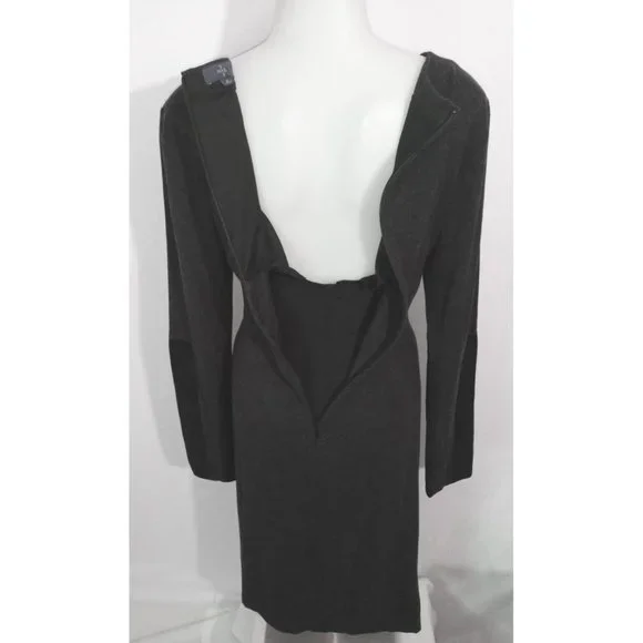 NYDJ Not Your Daughters Jeans Shaping Slimming Black Dress Faux Suede Panels 6 - Picture 4 of 10